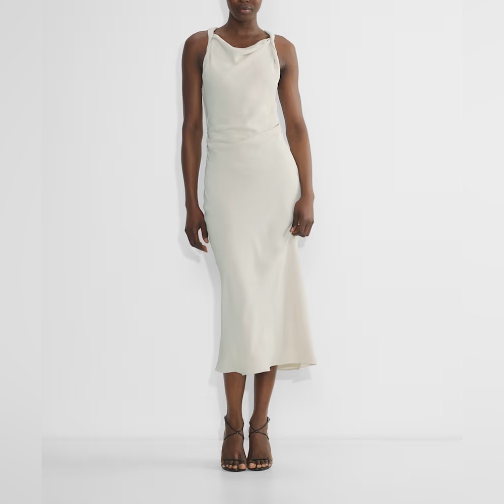 NWT Babaton Twist Shoulder Dress
